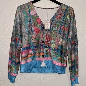 ✨3/$10✨ Exclusive Colorful Button-Up Cardigan